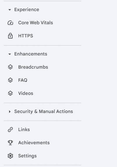 Backlinks Report in the sidebar
