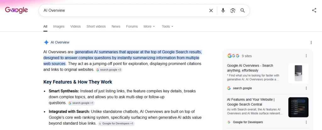 AI-Overview-Google-Screenshot