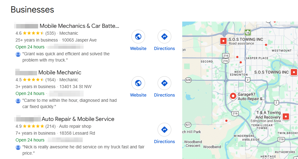 Google-map-pack-mobile-mechanic