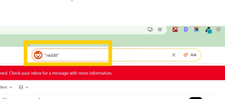 reddit search bar for brand name